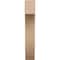 Ekena Millwork 6"W x 12"D x 36"H Thin Del Monte Rough Cedar Woodgrain TimberThane Corbel, Primed Tan CORUR06X12X36DELRCPR - alternate 5